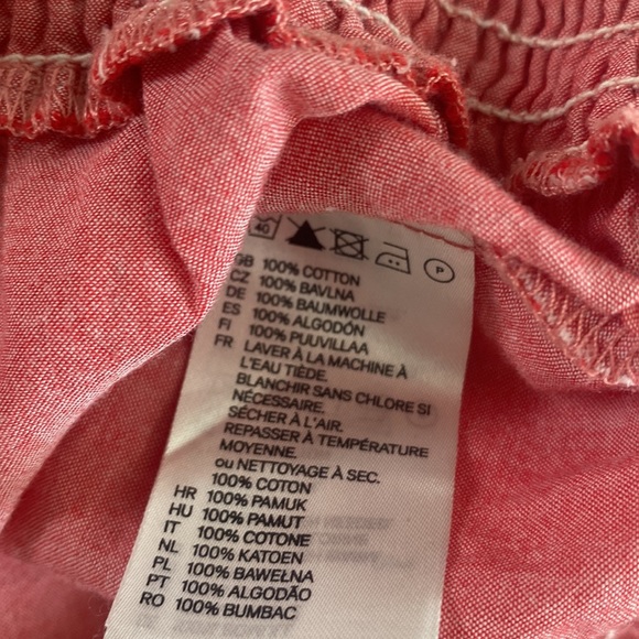 H&M ruffle top 100% cotton - Picture 5 of 5